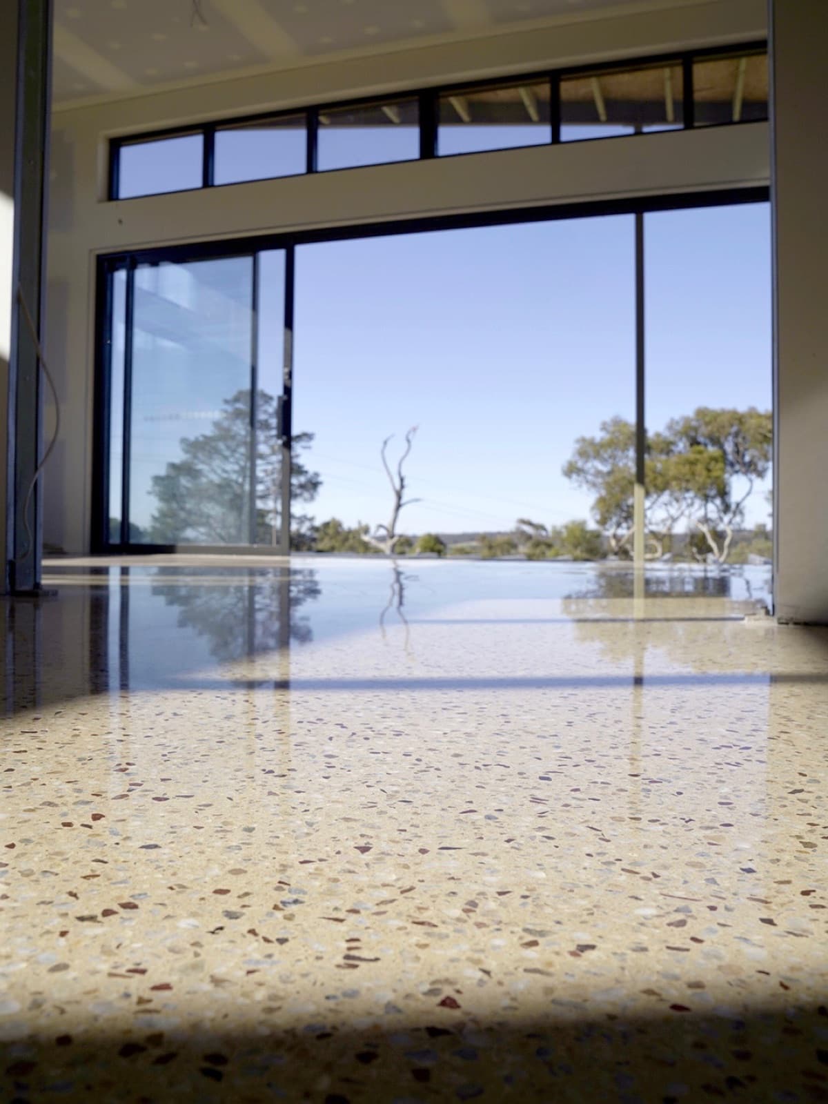 McInnis House — Full exposure polished concrete, Adelaide