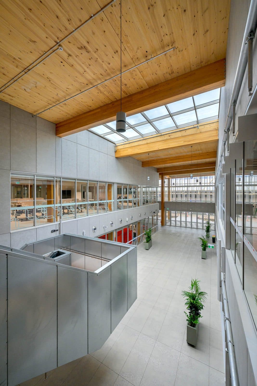 Tonsley Technical College — Slip-resistant honed concrete, random aggregate exposure, Tonsley, Adelaide